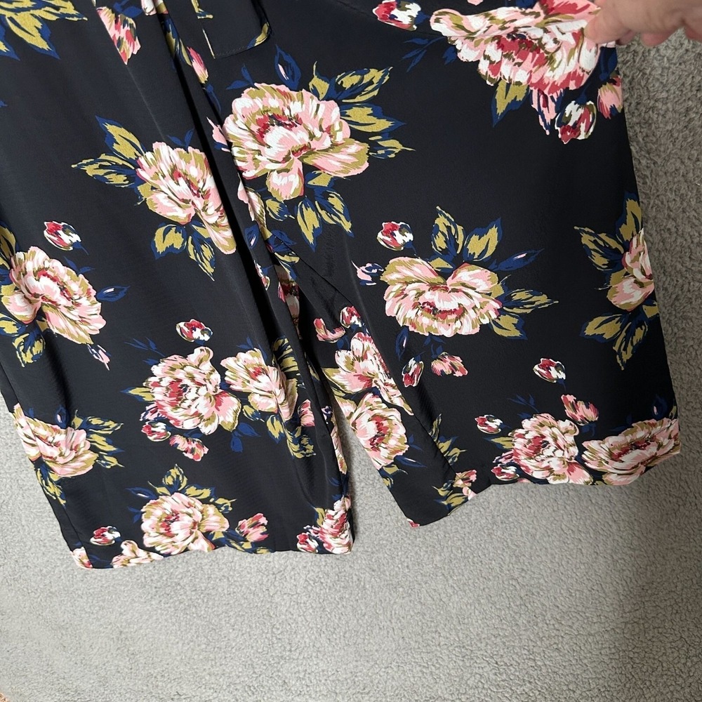 Umgee Wide Leg Jumpsuit Womens Size Small Floral Boho Vacation Cottage Beach - Picture 10 of 10
